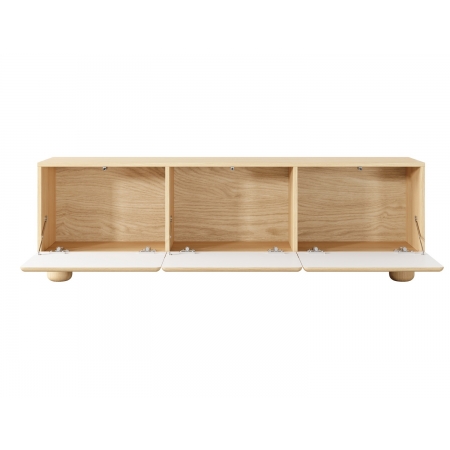 stolik pod telewizor 150 cm rtv 3 drzwiowa LUGO dąb vicenza
